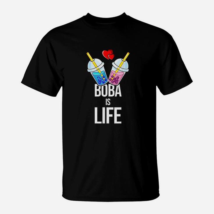 Bubble Tea Funny Boba Is Life Tapioca Pearls Gift T-Shirt