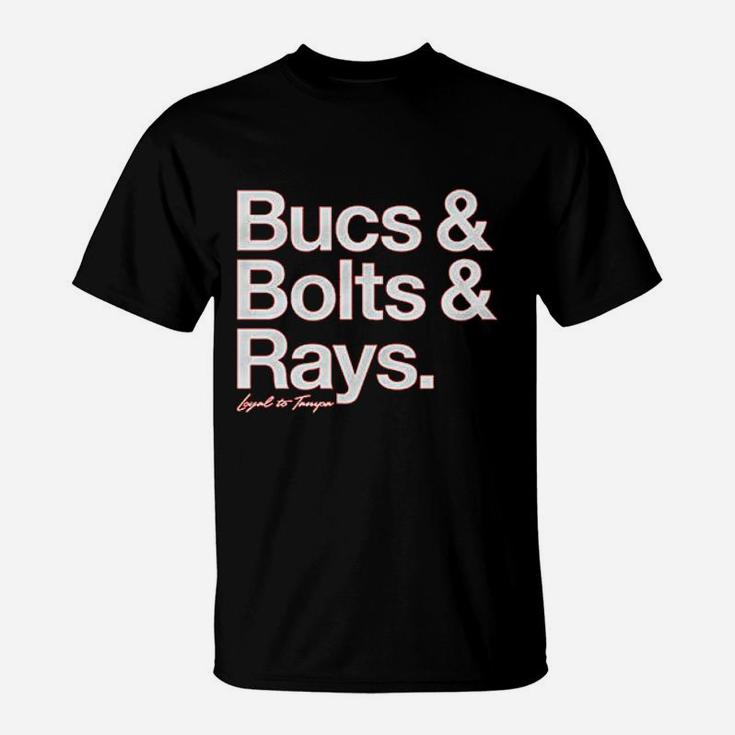 Bucs And Bolts And Rays T-Shirt
