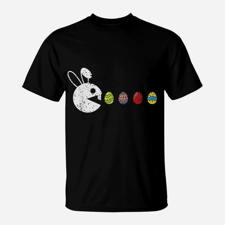 Bunny Happy Easter Egg Hunting Video-Game Gamer T-Shirt