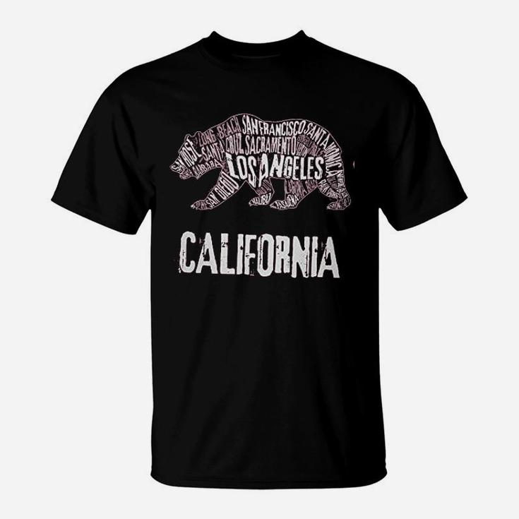 California Republic  Vintage Cali Bear T-Shirt