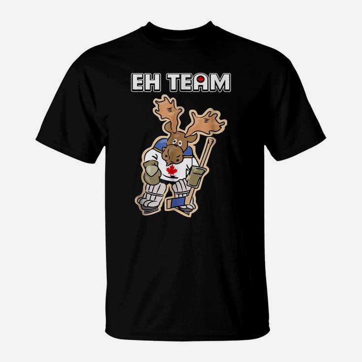 Canadian Moose Hockey Player Eh Team T-Shirt
