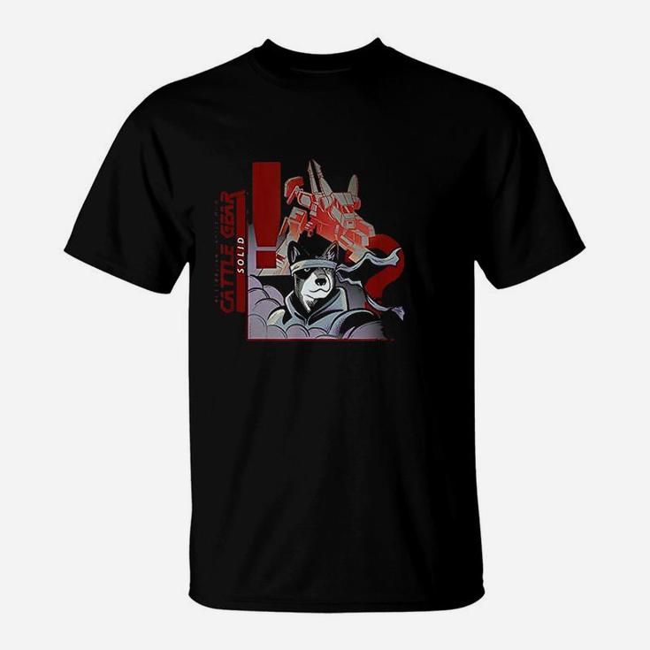 Cattle Gear Solid Acd Heeler Video Game Parody T-Shirt