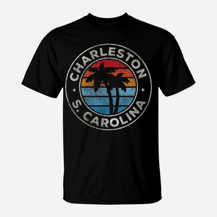 Charleston South Carolina Sc Vintage Graphic Retro 70S T-Shirt