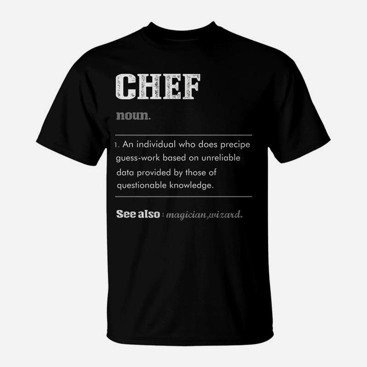 Chef Definition Tee Chefs Gift Culinary Fun Christmas T-Shirt