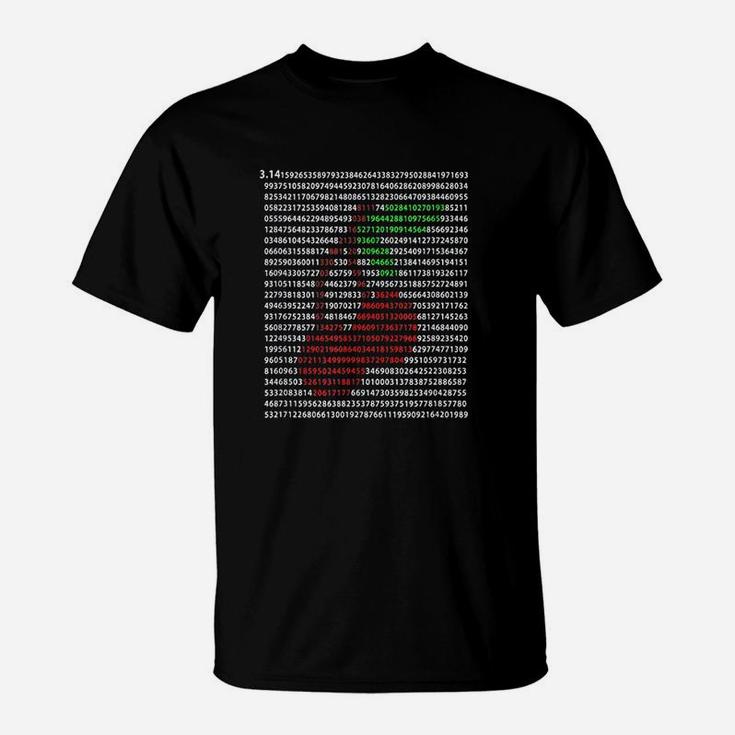 Cherry Pi Day 314 First 1000 Digits T-Shirt