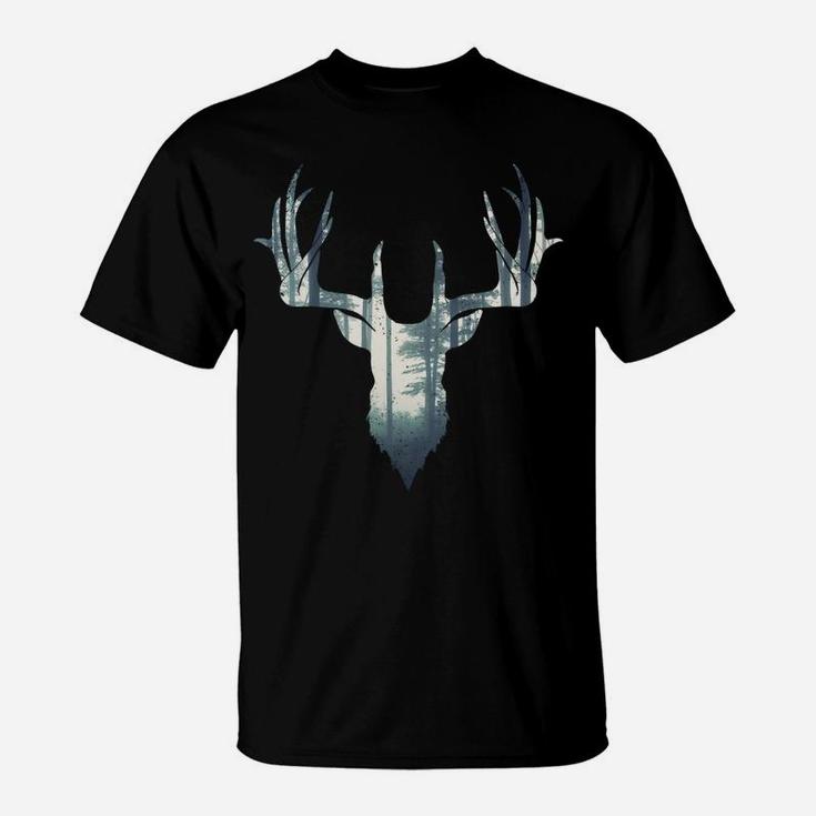 Christmas Deer Hunting | Forest Gift For Hunters T-Shirt