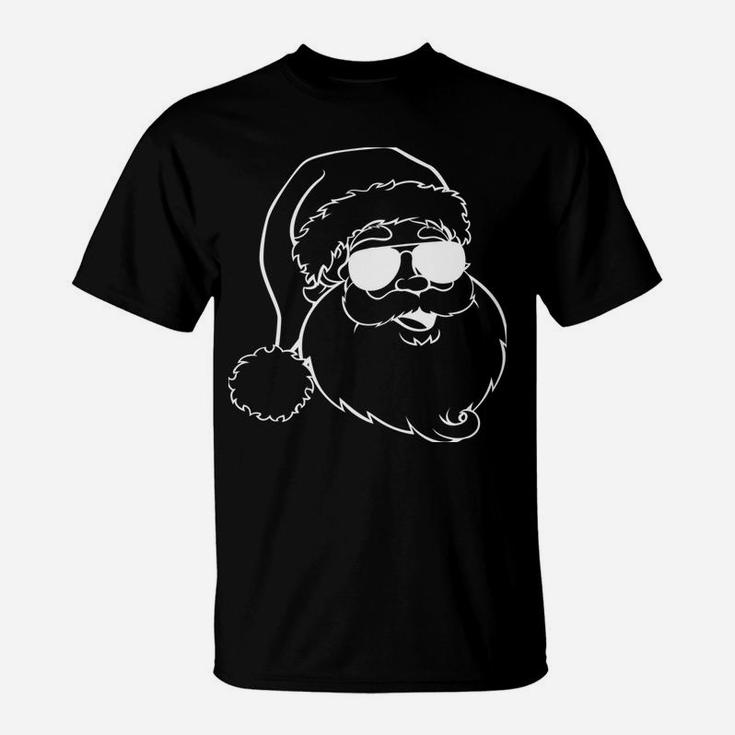 Christmas Santa Claus Where My Ho's At Design Sweatshirt T-Shirt