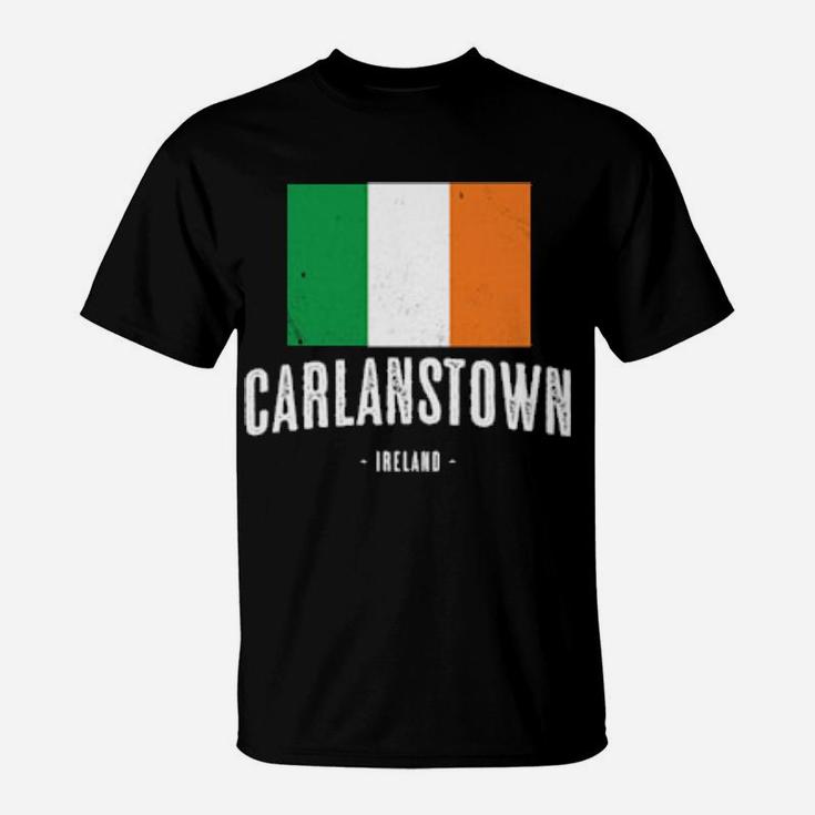City Of Carlanstown Ireland Irish Flag T-Shirt