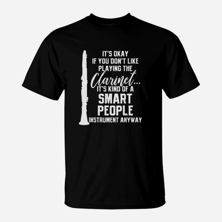 Clarinet Player Music Instrument Funny Gift T-Shirt