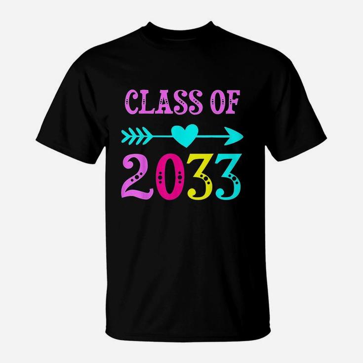 Class Of 2033 Grow With Me For Teachers Students T-Shirt