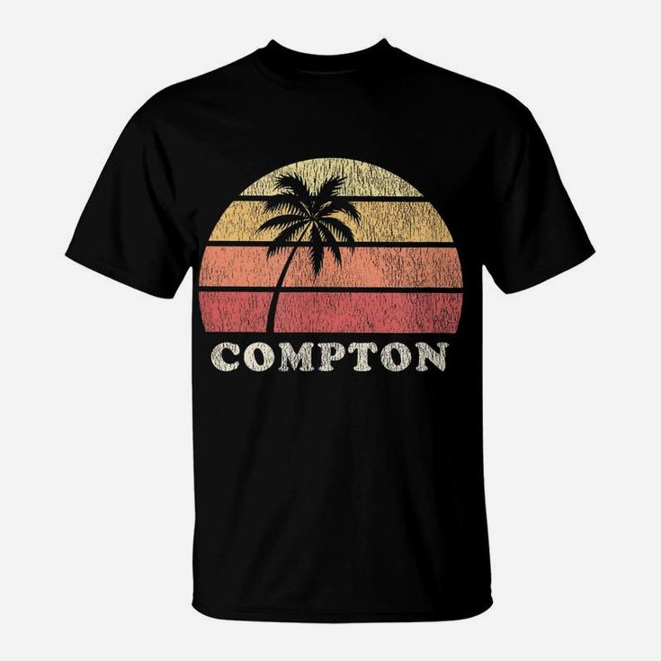 Compton Ca Vintage 70S Retro Throwback Design T-Shirt