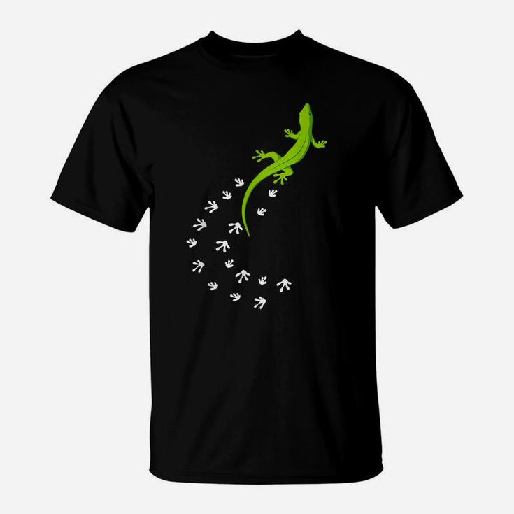 Cool Lizard Design For Men Women Gecko Pet Animal Creature T-Shirt