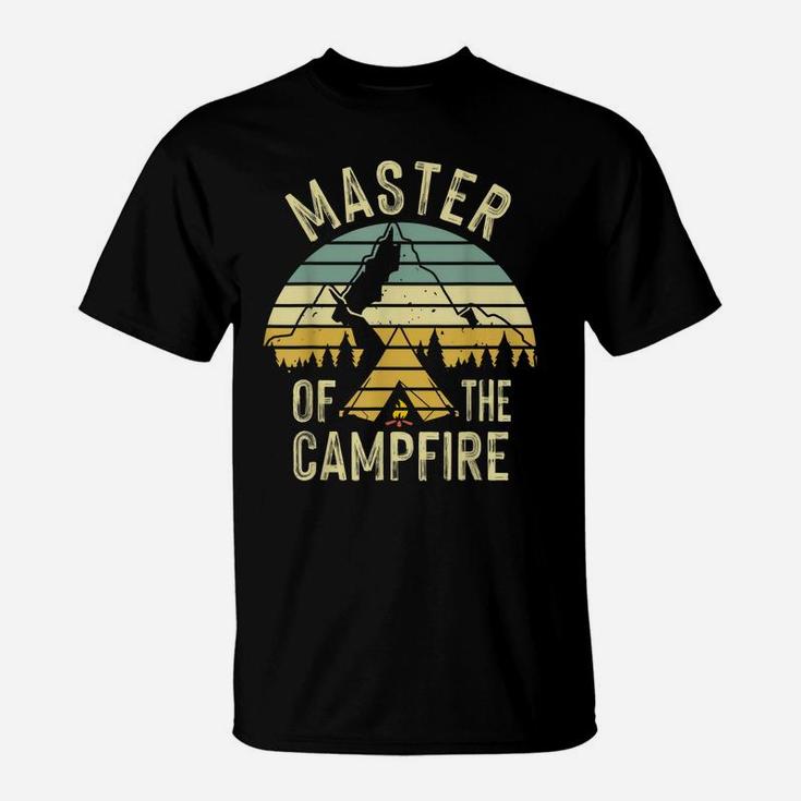 Cool Master Campfire Funny Camping Gift For Kids Men Women T-Shirt