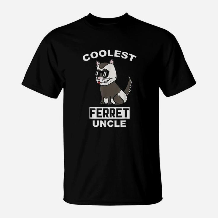 Coolest Ferret Uncle Funny Pet T-Shirt
