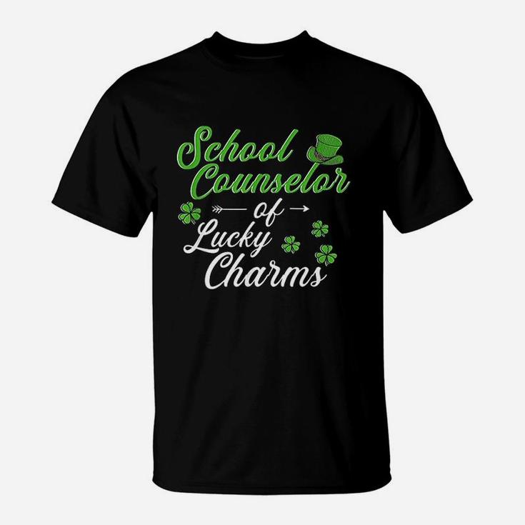 Counselor Of Lucky Charms St Patrick's Day School Counselor T-Shirt