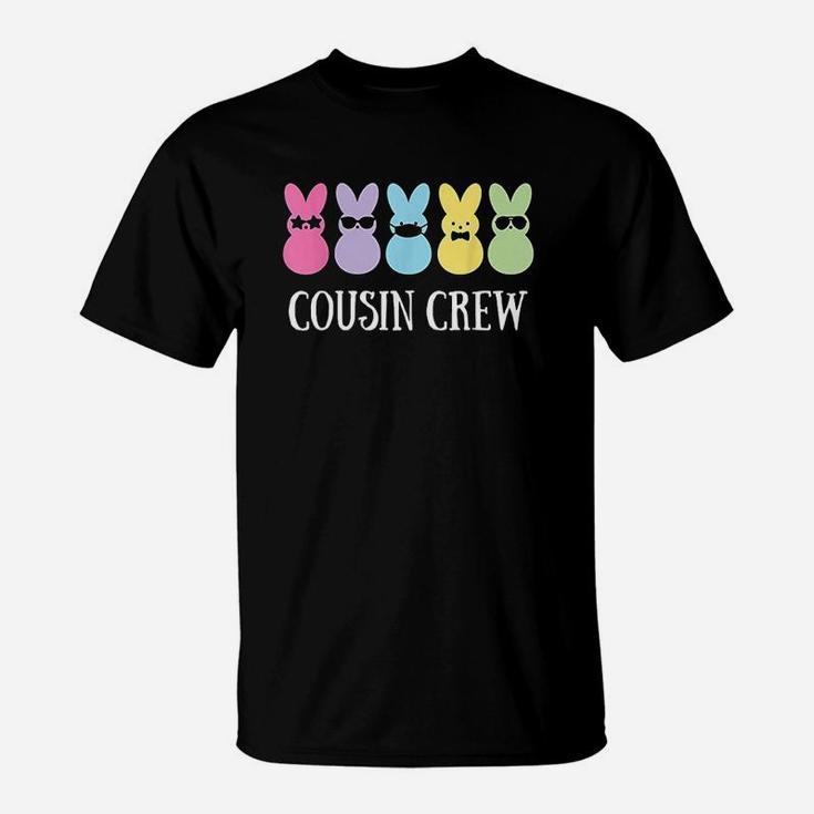 Cousin Crew Squad Bunny Rabbit Easter Day Party Matching T-Shirt