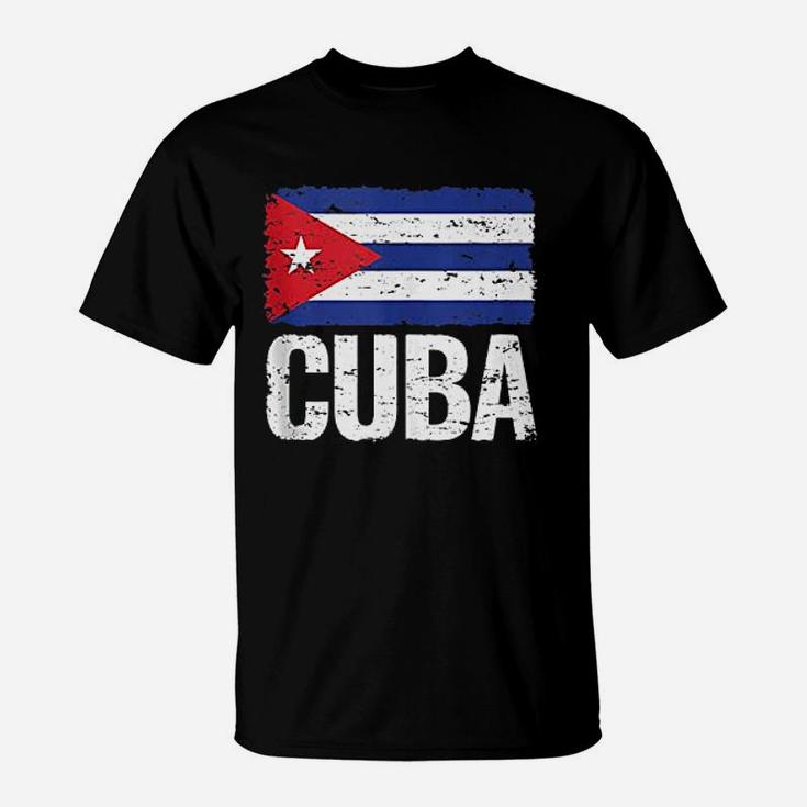 Cuba Inspired Flag Cuban Proud T-Shirt