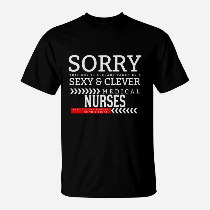 Cute And Clever Medical Assistant Love Girlfriend Nurses Job Title T-Shirt