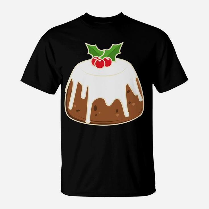 Cute Christmas Pudding Figgy Pudding Graphic Sweatshirt T-Shirt