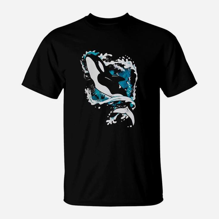 Cute Cool Ocean Wildlife Killer Whale Sea T-Shirt