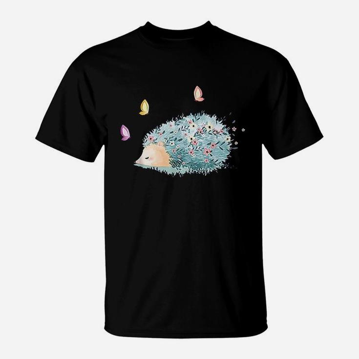 Cute Hedgehog Butterfly T-Shirt