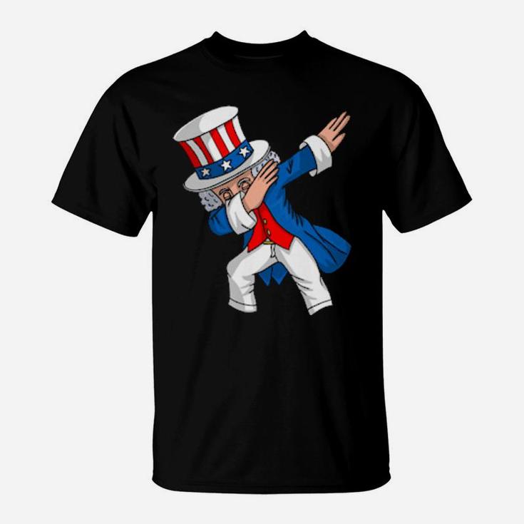 Dabbing Uncle Sam 4Th Of July Party T-Shirt