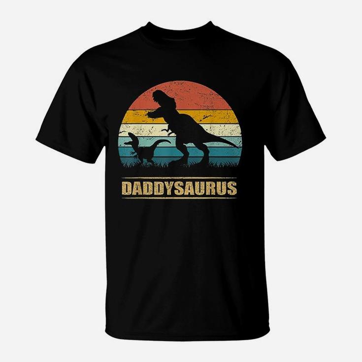 Daddysaurus Fathers Day Gifts T Rex Daddy Saurus T-Shirt