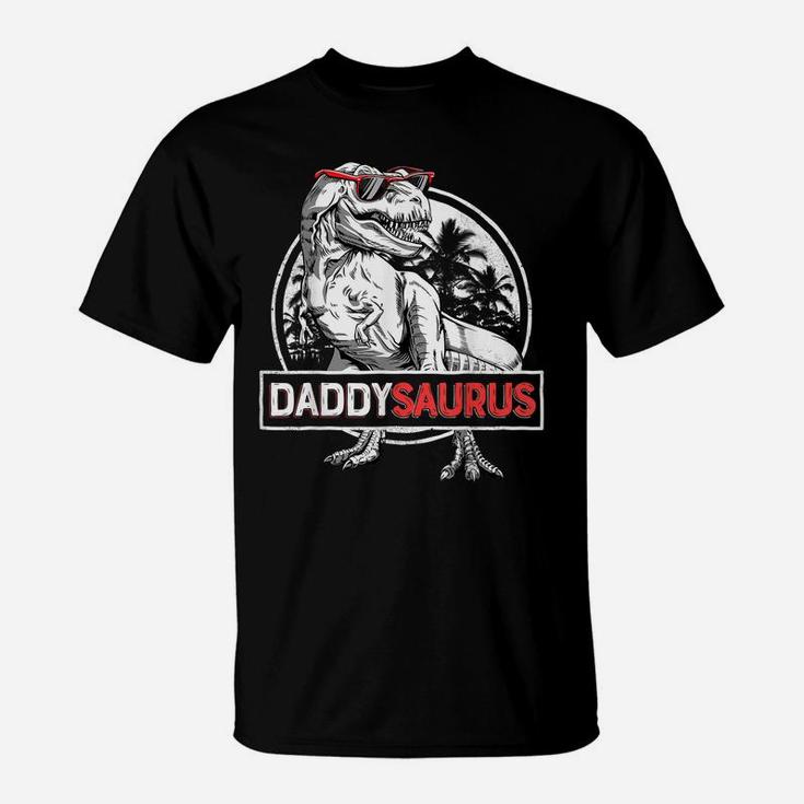 Daddysaurus T Shirt Fathers Day Gifts T Rex Daddy Saurus Men T-Shirt
