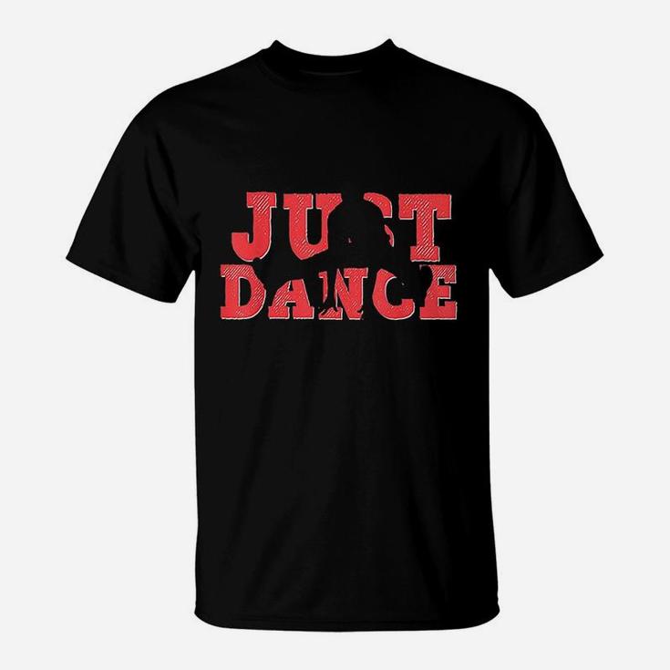 Dance  Red Black Just Dancing Dancer T-Shirt