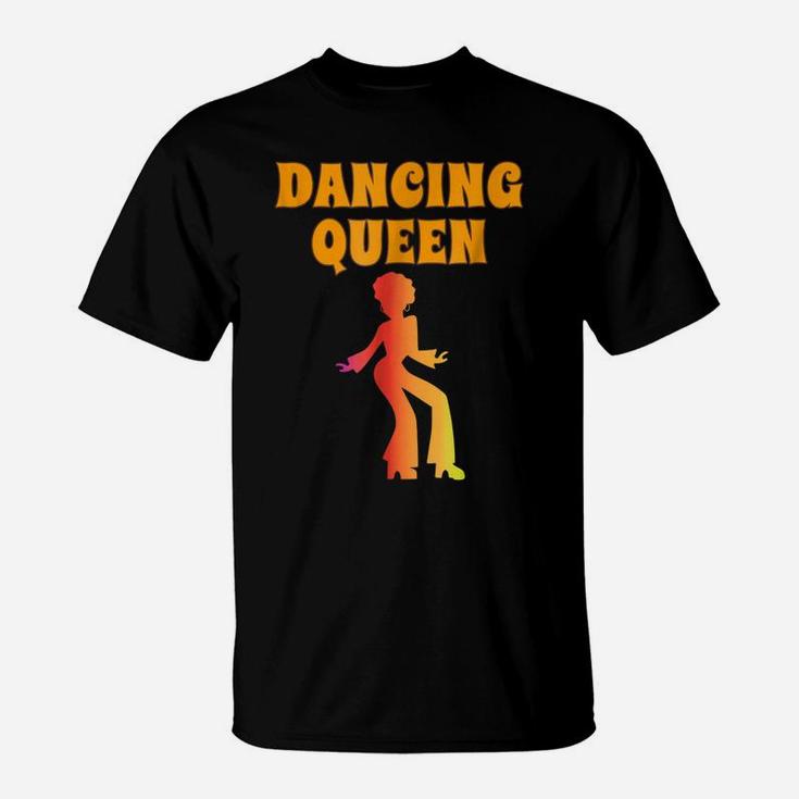 Dancing Queen Girl Gift Her Vintage 1970'S Retro 70S T-Shirt
