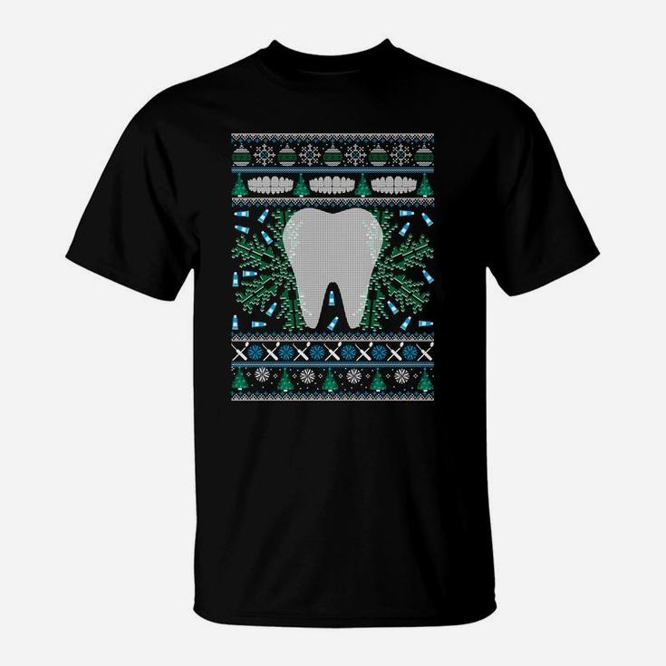 Dental Hygienist Ugly Christmas Sweatshirt Funny Holiday T-Shirt