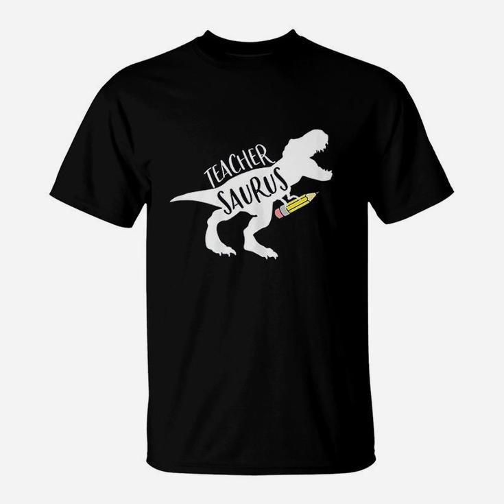 Dinosaur Teacher Teachersaurus Rex Funny Dino Gift T-Shirt