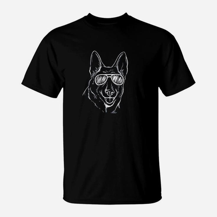 Dog Lover Gift German Shepherd Sunglasses Dog Gift T-Shirt
