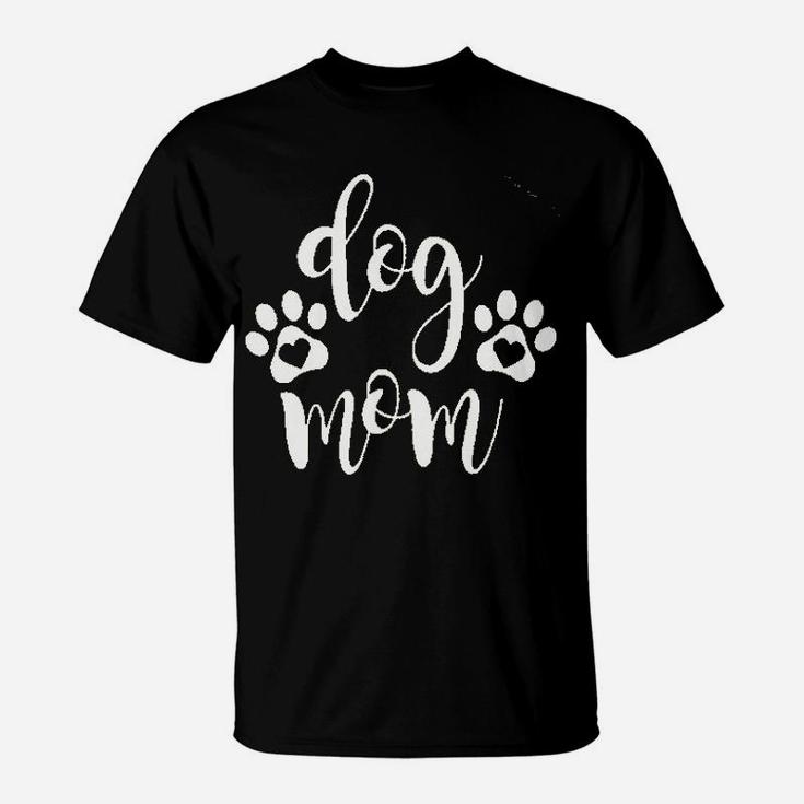 Dog Mom Dog Paw T-Shirt