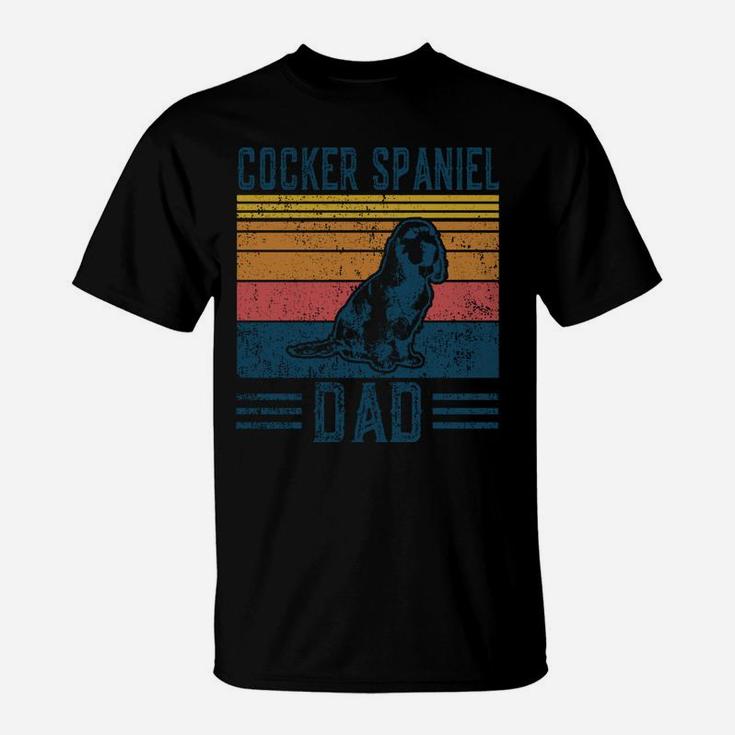 Dog | Cocker Spaniel Papa - Vintage Cocker Spaniel Dad T-Shirt