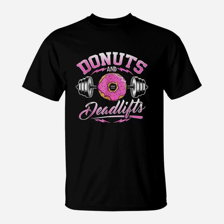 Donuts And Deadlifts Weightlifting T-Shirt