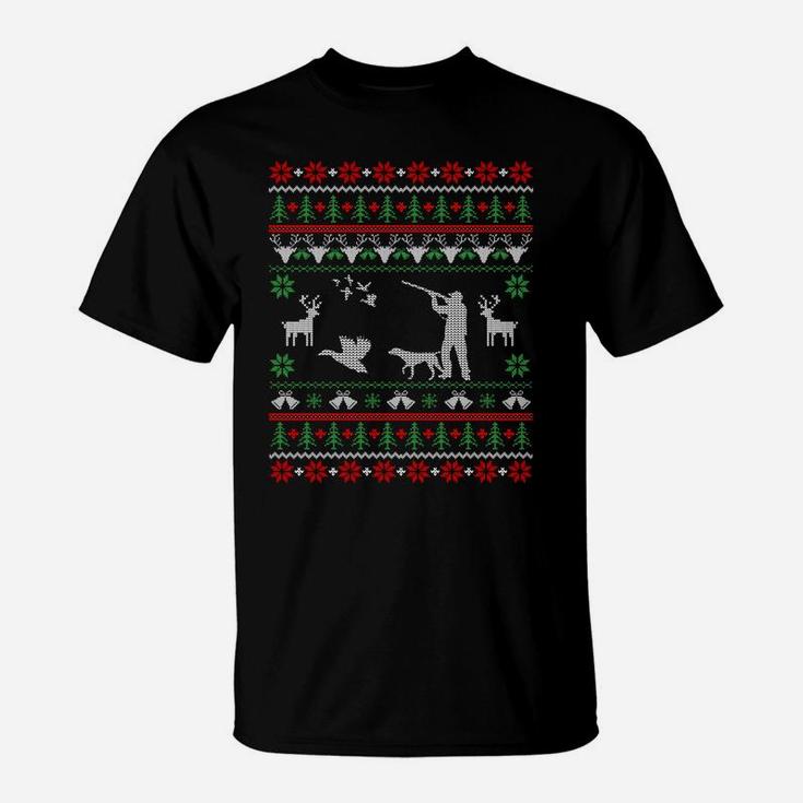 Duck Hunting Ugly Christmas Sweatshirt Hunter Christmas Gift T-Shirt