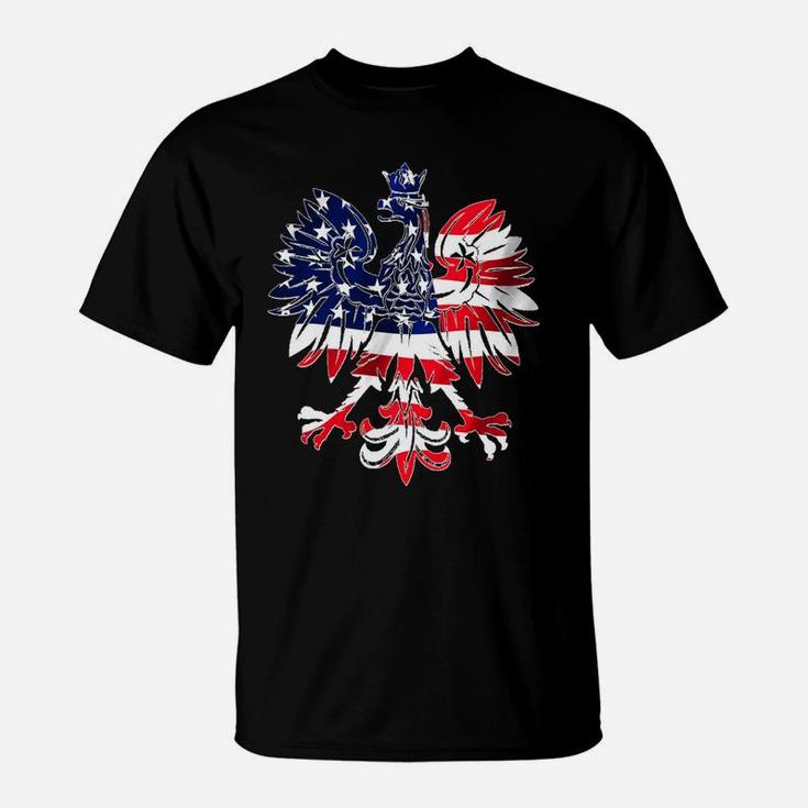 Dyngus Day Hoodie Polish Eagle American Flag Usa Poland T-Shirt