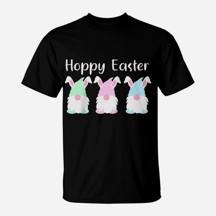 Easter Bunny Gnome Shirt Happy Easter Pun Spring Decor Raglan Baseball Tee T-Shirt