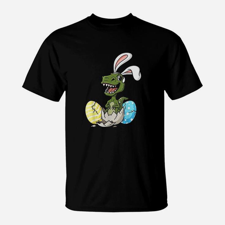 Easter DayRex With Bunny Ears Eggs Funny T-Shirt