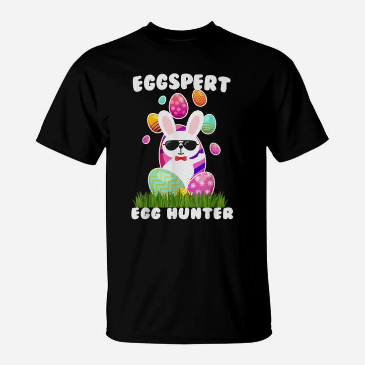Eggspert Egg Hunter Easter Boys Girls Kids Hunter Hunting T-Shirt