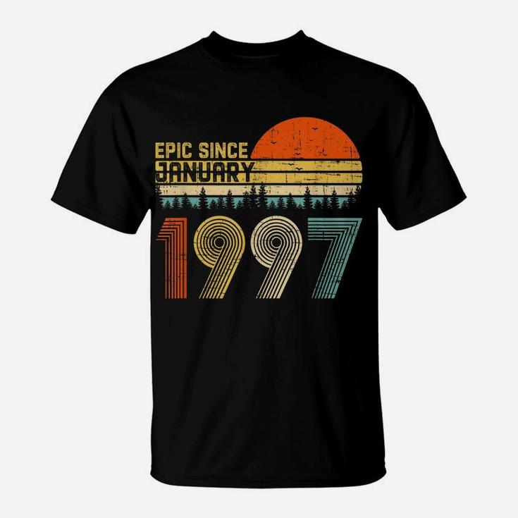 Epic Since January 1997 23Rd Birthday Gift 23 Years Old T-Shirt