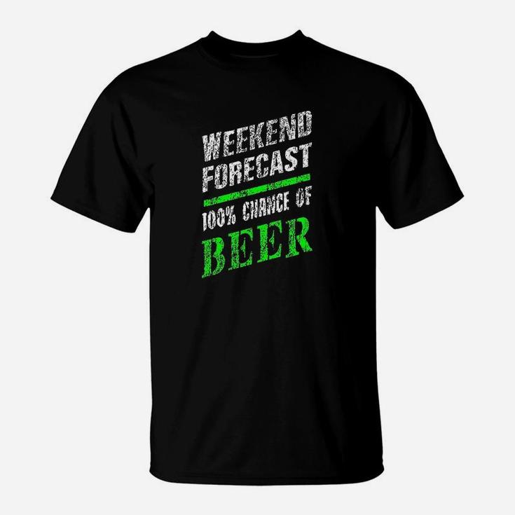 Extreme Muddin Weekend Forecast On A Black T-Shirt
