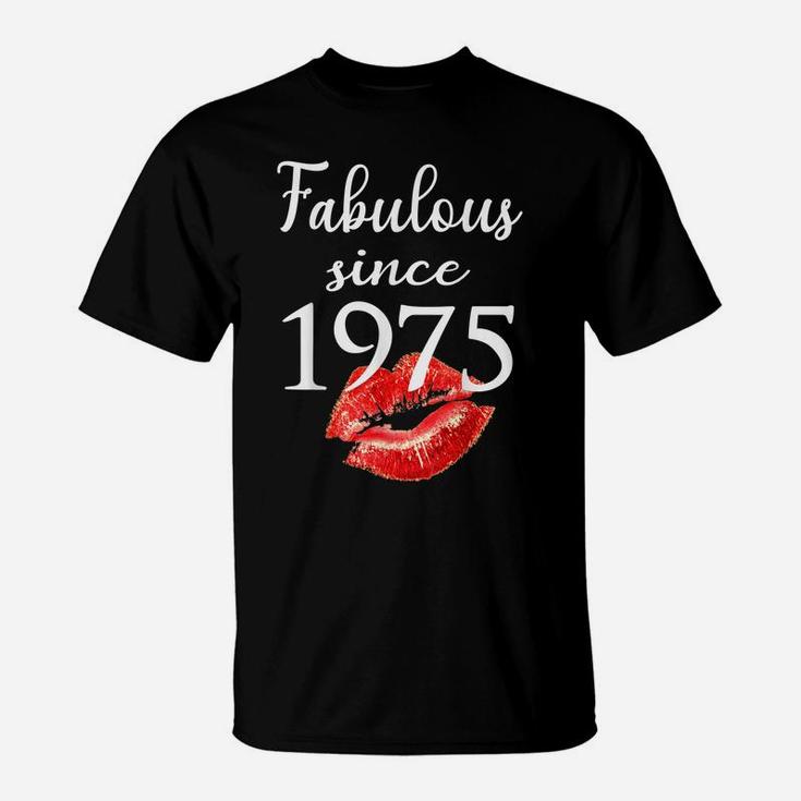 Fabulous Since 1975 Chapter 46 Birthday Gifts Tees T-Shirt