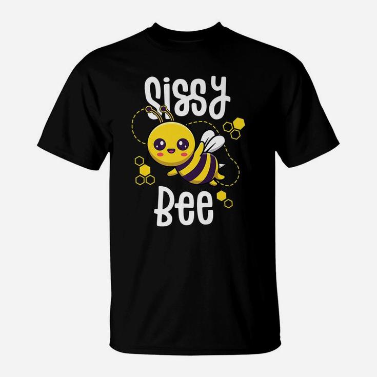 Family Bee Shirts Sister Sis Birthday First Bee Day Outfit T-Shirt