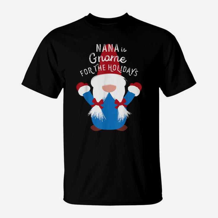 Family Matching Christmas T Shirt Nana Gnome Cute Funny Gift T-Shirt