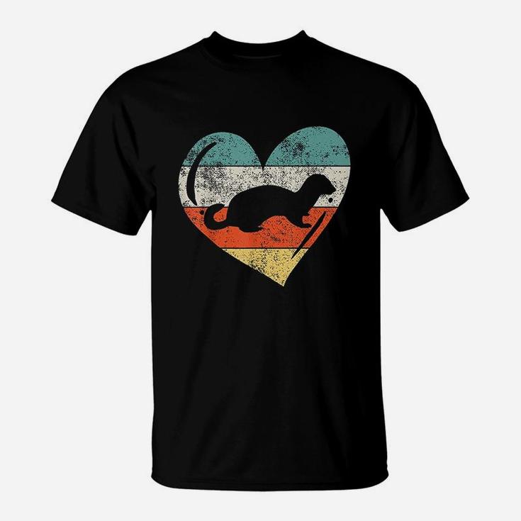 Ferret Love Heart T-Shirt