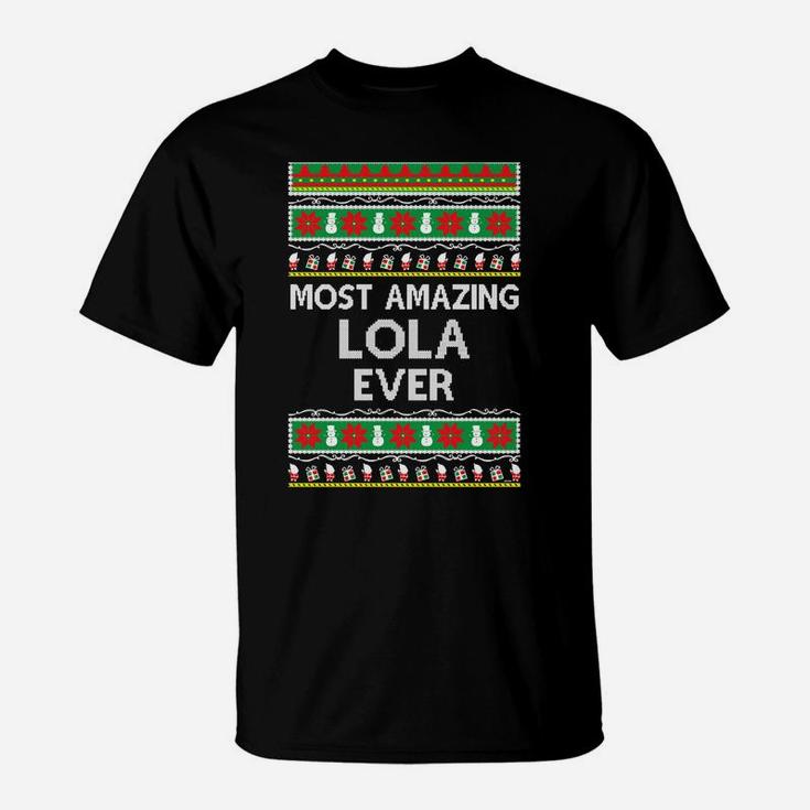 Filipino Gifts For Lola Ugly Christmas Gift Idea Sweatshirt T-Shirt