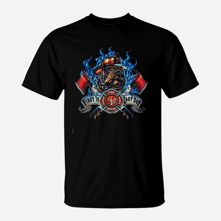 Firefighter StMicheal's Protect Us T-Shirt