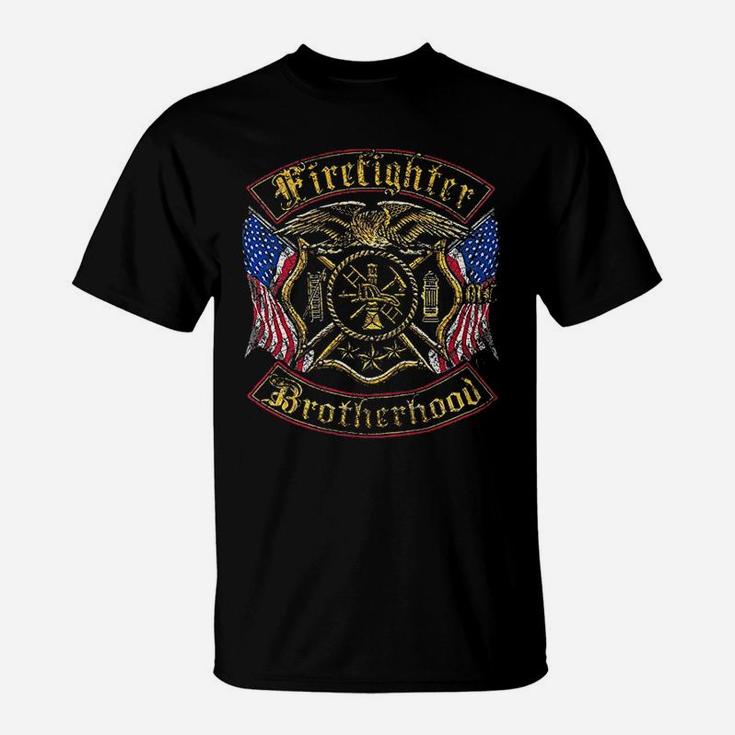 Firefighterelite Breed Fire Fighter Forged In Stee T-Shirt